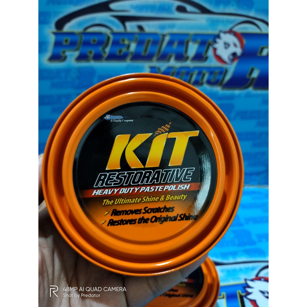 PASTE WAX AMPUH PENGHILANG GORESAN MOBIL MOTOR KIT RESTORATIVE 225GR