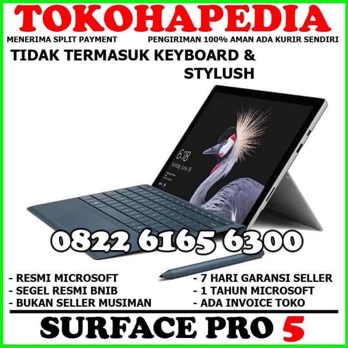 (NEW) Microsoft Surface Pro 5 Intel Core i5 - 128GB - 4GB RAM