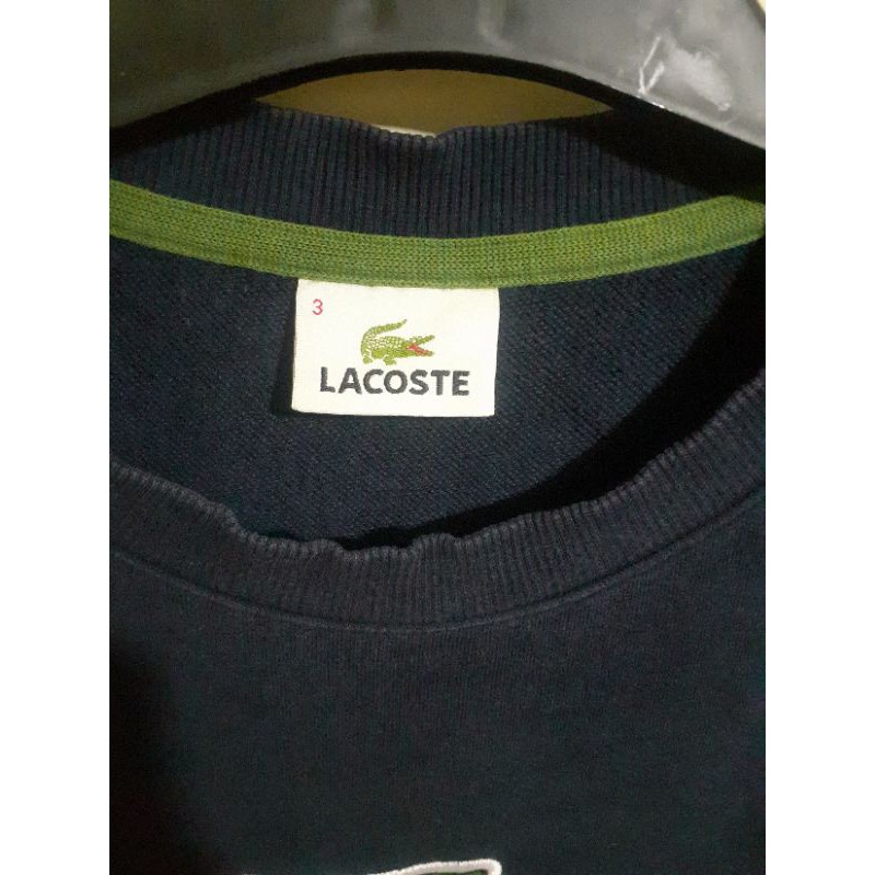 LACOSTE BIG LOGO/CREWNECK LACOSTE/LACOSTE