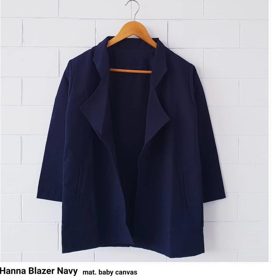 Paling Dicari.. Sabiya Grosir - Hanna Blazer l Blazer Polos Wanita
