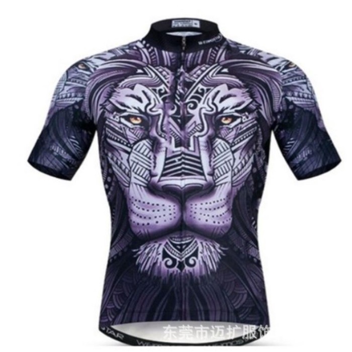 Baju Jersey Cycling Sepeda Import motif TIGER Premium II