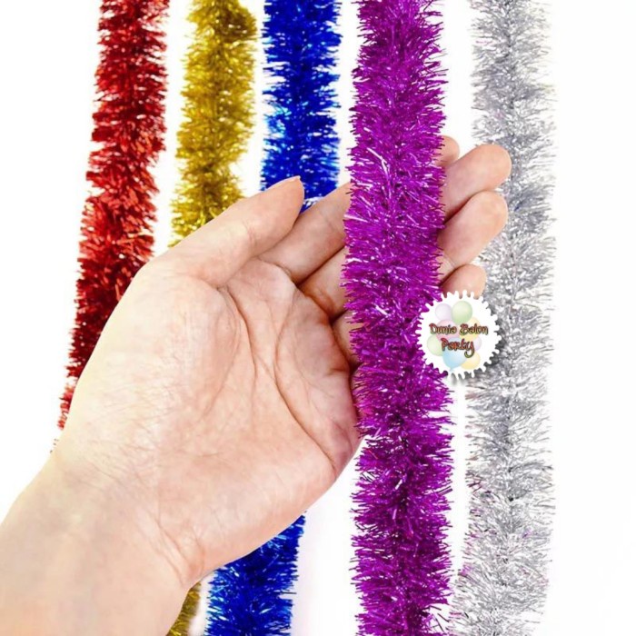 Slinger / Tinsel / Hiasan Natal / Garland Tinsel / Slinger Tinsel