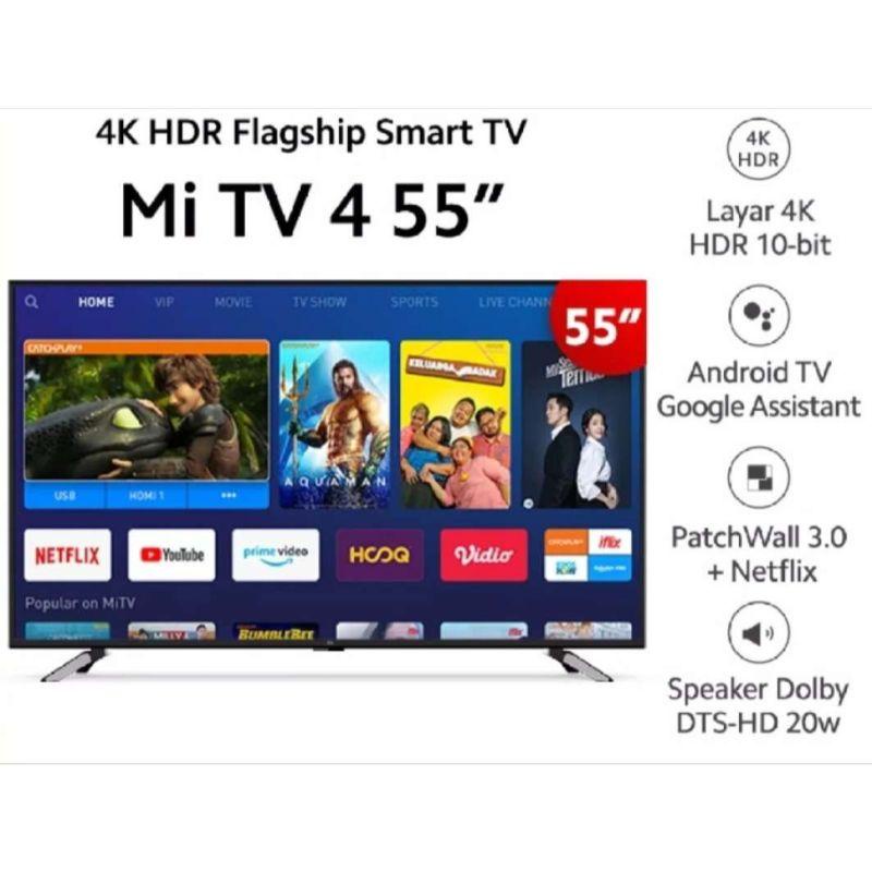 Xiaomi Mi Smart TV Android 55 inch 4K UHD Garansi Resmi