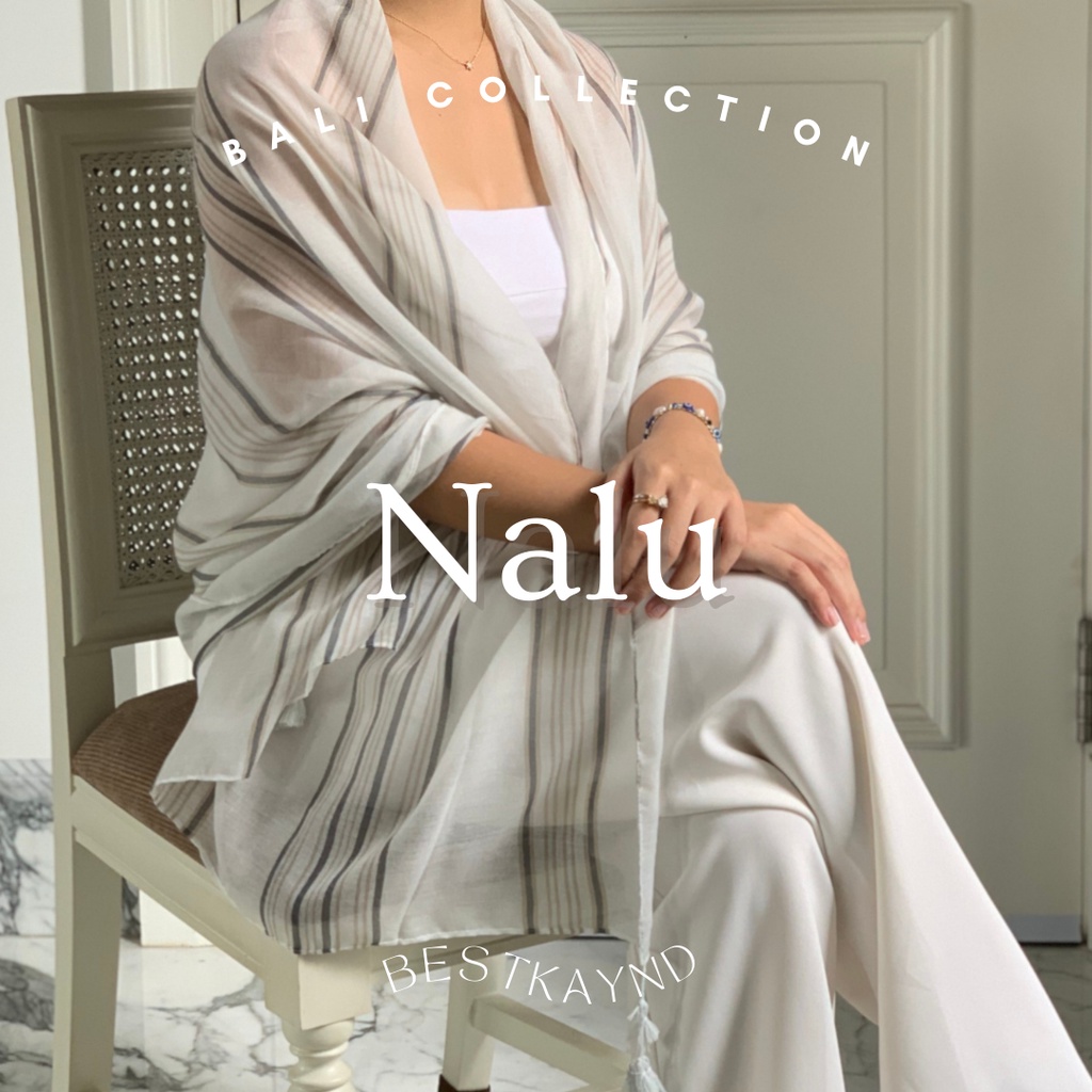 Nalu Shawl - Bali Collection | The Best Kaynd | Batik Selendang Hijab Syal