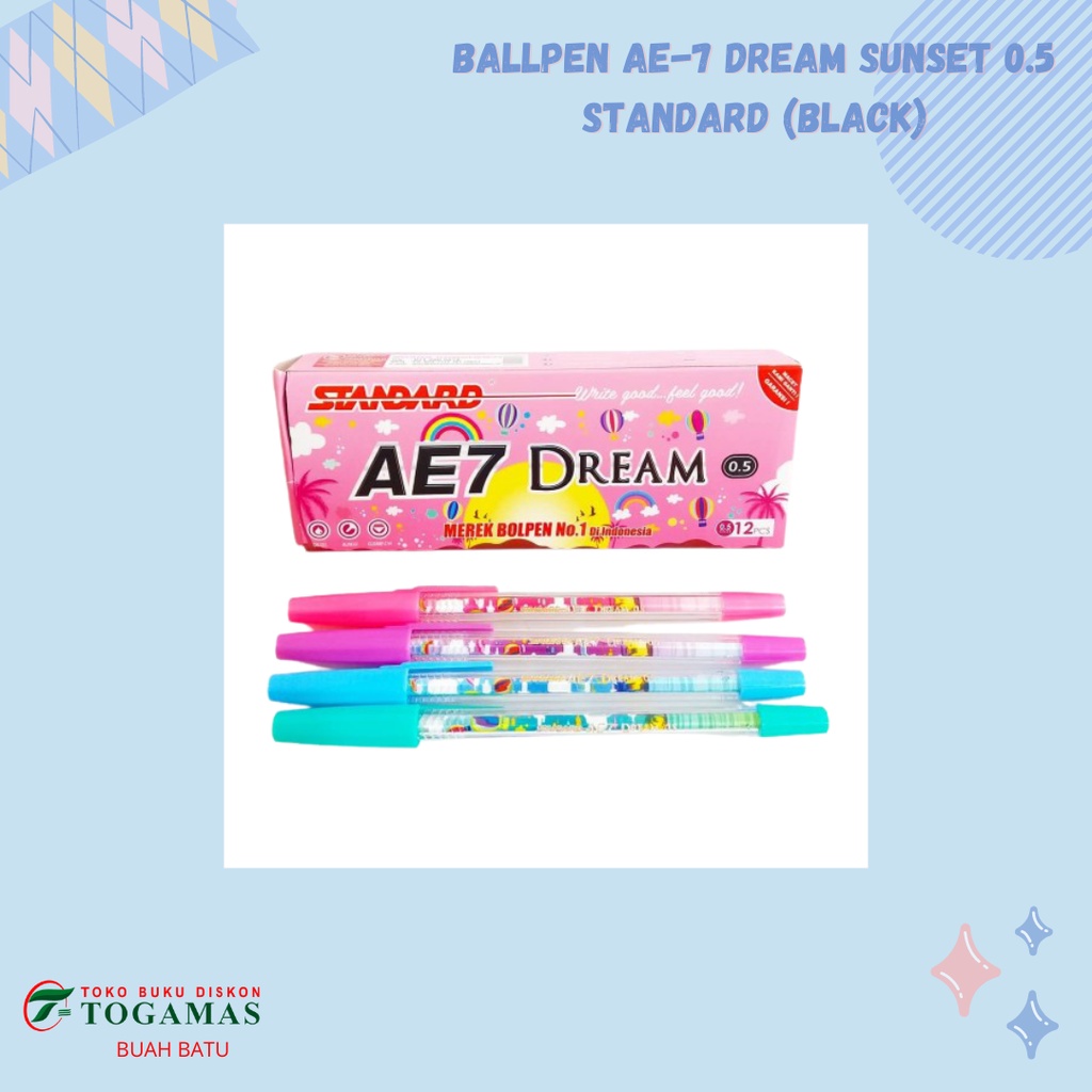

BALLPEN AE-7 DREAM SUNSET 0.5 STANDARD (BLACK)