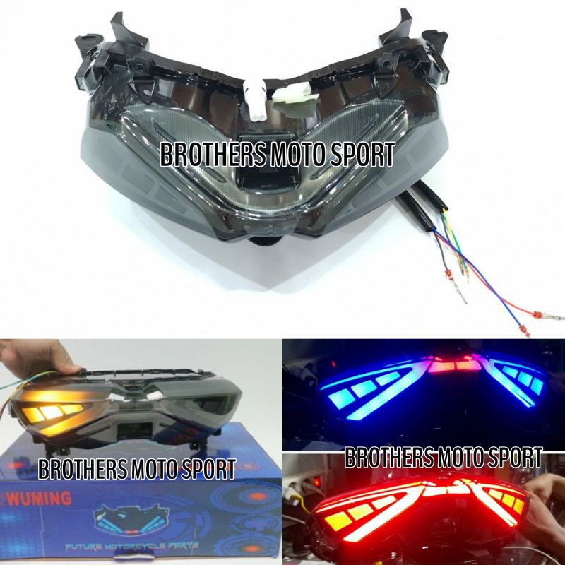 lampu stop nmax new stoplamp wuming new nmax lampu belakang nmax new