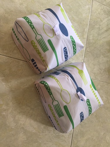 Plazashop♨ Cod Ts188 Tutup Tudung Saji Lipat Kecil Penutup Penahan Panas Makanan Alumunium Foil