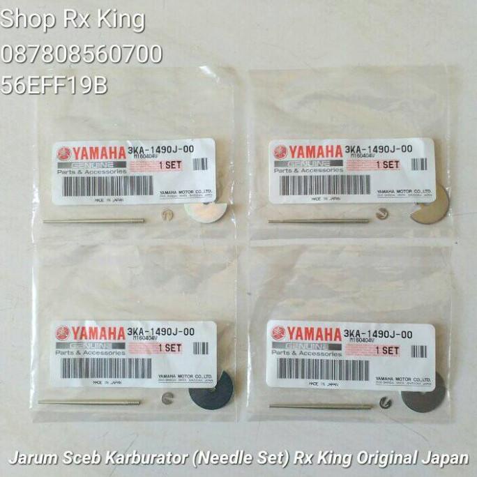 Jarum Sceb Karburator (Needle Set) Rx King, Original Yamaha Japan New