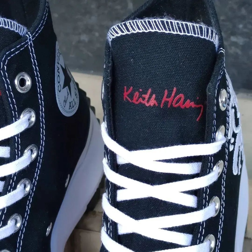 Keith Haring x Converse Run Star Hike Hi Black