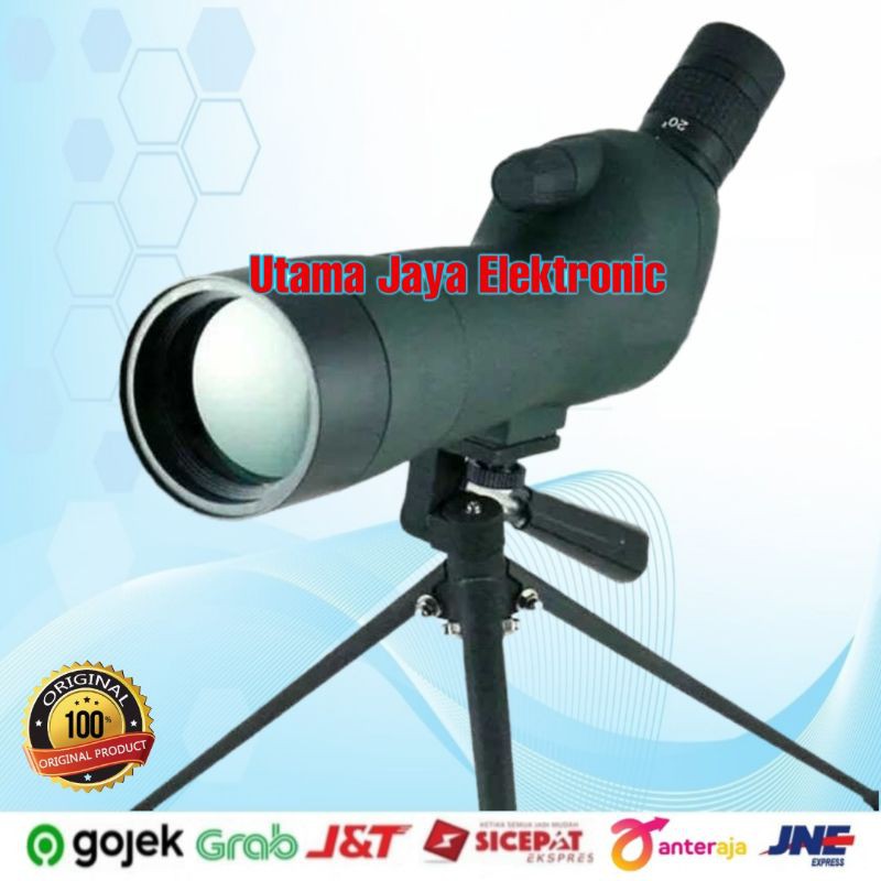 Teropong Eyebre Spotting Monocular Telescope with Tripod - 20 x 60 x 60