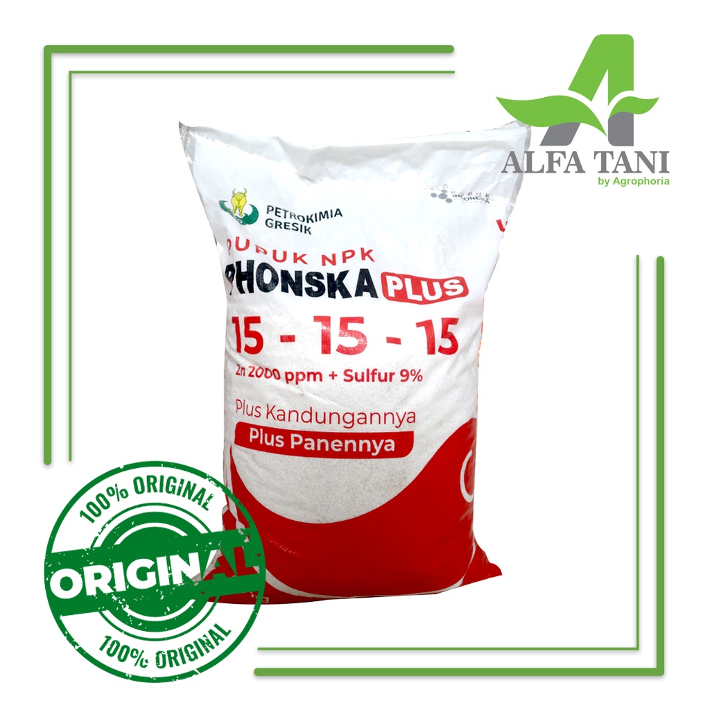 Pupuk NPK Phonska Plus 15-15-15 Kemasan 1 kg / Petrokimia Gresik