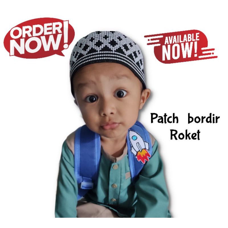 PATCH BORDIR ROCKET / PATCH BORDIR TEMPEL / PATCH ROKET SETRIKA