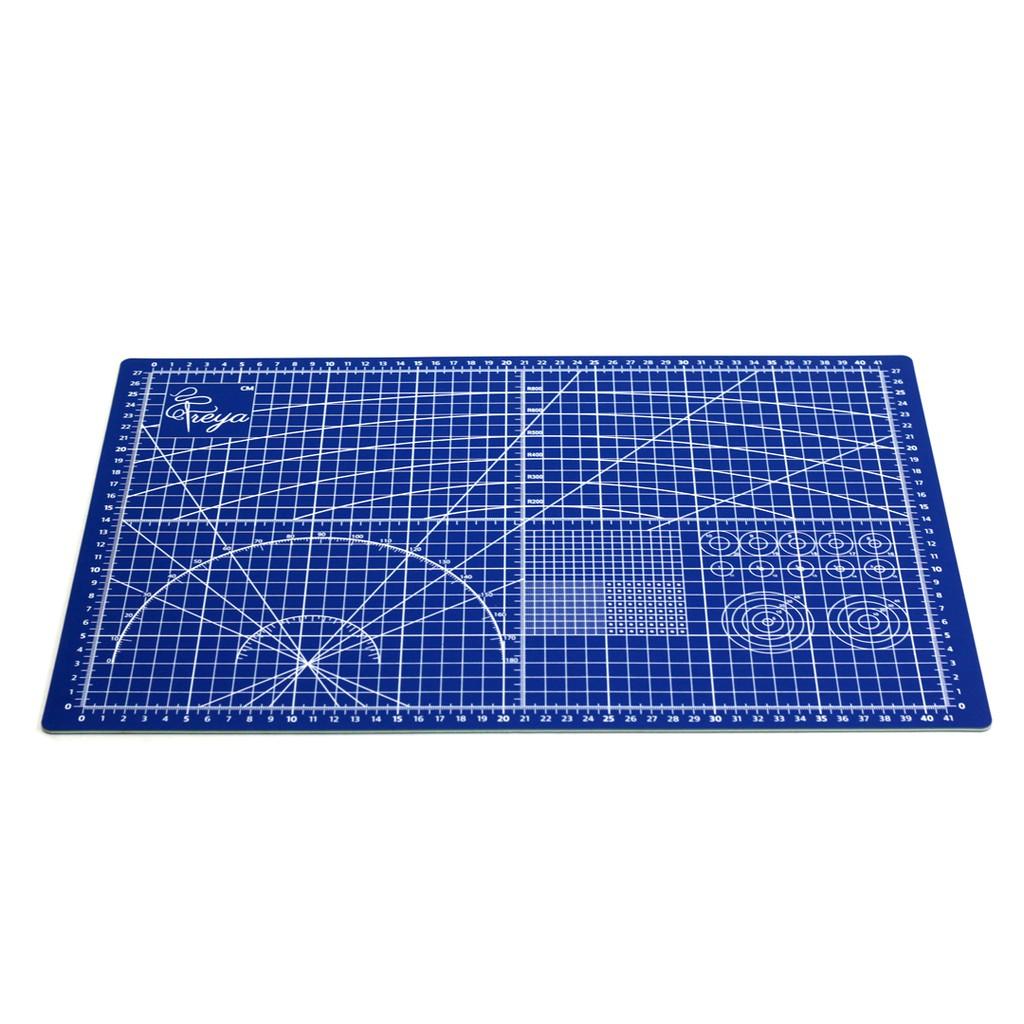 

FREYA Cutting Mat Ukuran A3 - Double Sided Color Self Healing Cutting Mat A3 Best Seller