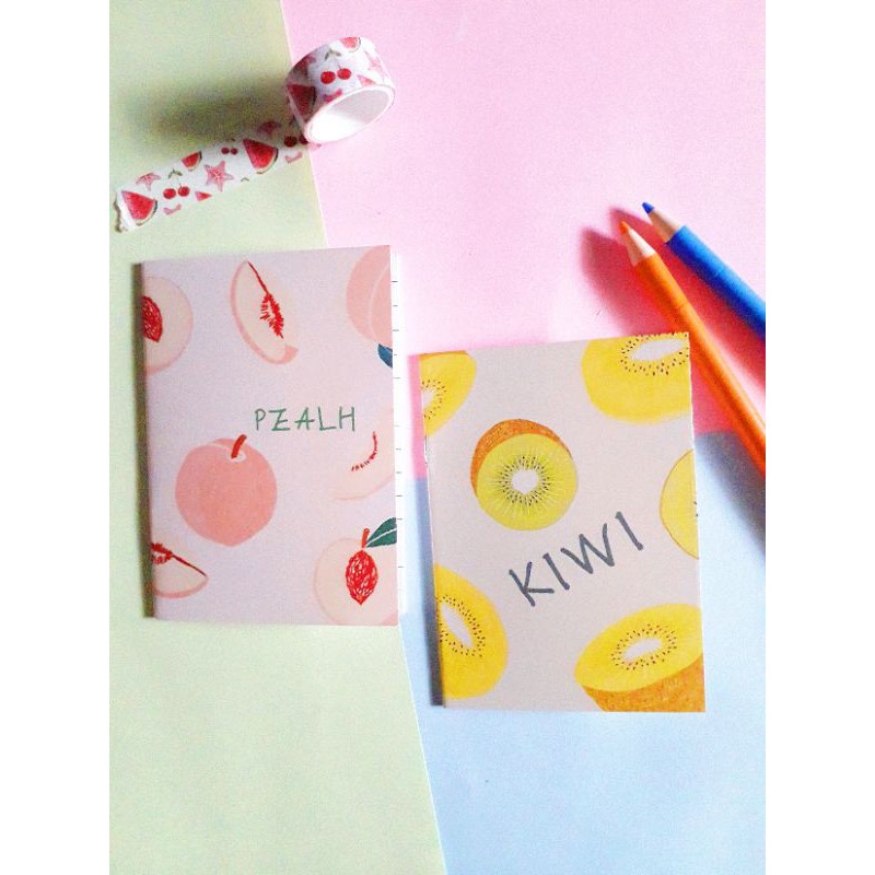 Mini Notebook Fruits