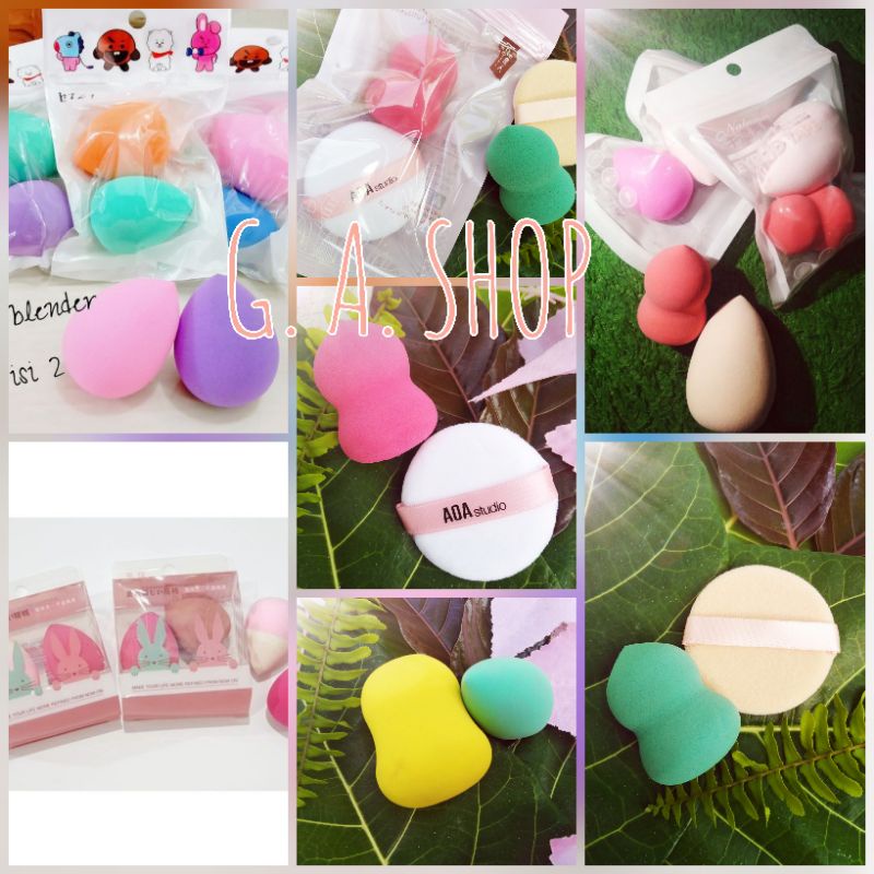 ❤️G.A.SHOP❤️ BEAUTY BLENDER MINI ISI 2 / SPONS BLENDER