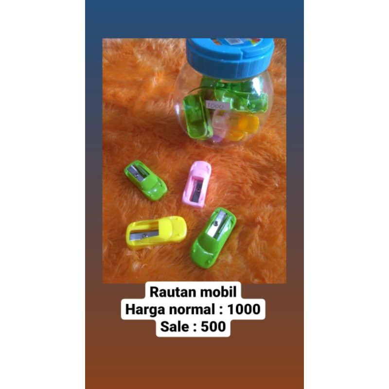 

Rautan Pensil Bentuk Mobil