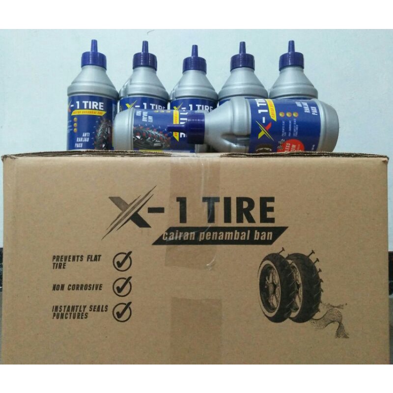 PROMO HARGA CAIRAN BAN TUBELES X-1 TIRE SATU DUS ISI 25 BOTOL