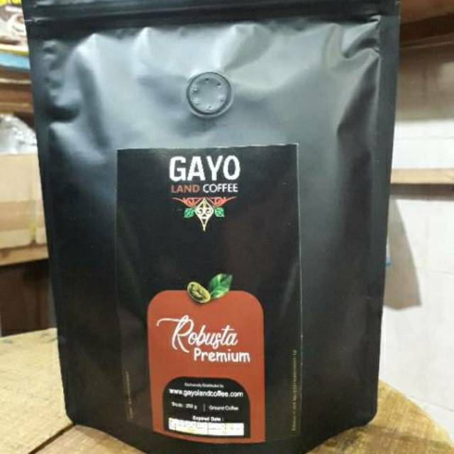 

Kopi robusta(gayo land) kemasan baru 250 gr