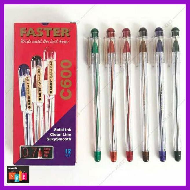 

Silutala- Pen Pulpen Faster C600 - Biru -Ori.