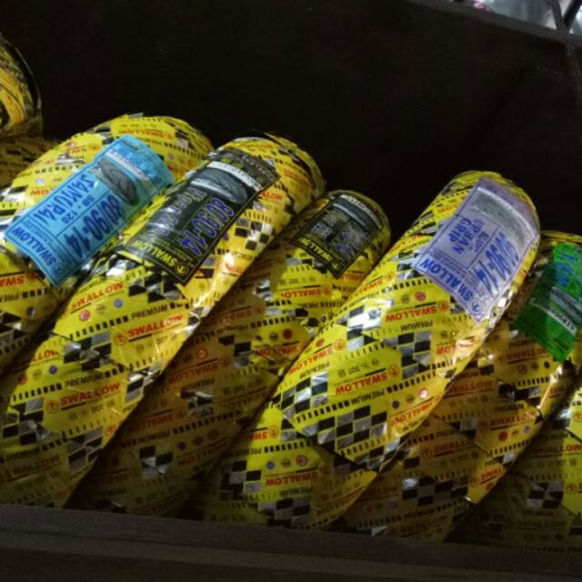 Paket Hemat ban Swallow 70/90-14 Tubeless dan 80/90-14 Tubeless