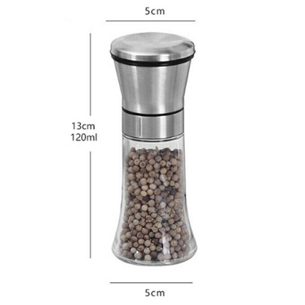 Penggiling Biji Lada Manual Spice Pepper Mill Grinder 120ML