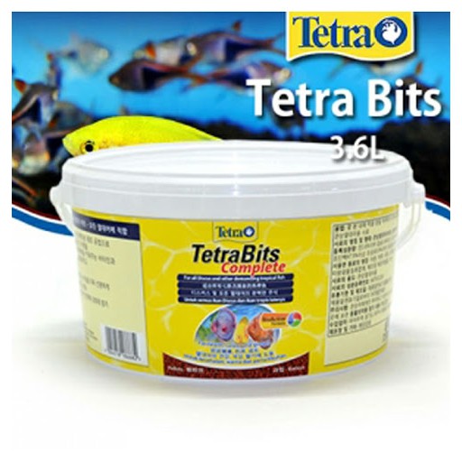 tetrabits 1150gr / 3.6L makanan pakan ikan hias Tetra Bits Complete Granules