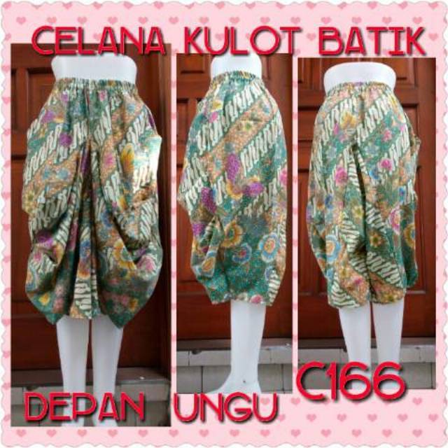 Celana Kulot Batik New model, modern, nyaman, berkualitas