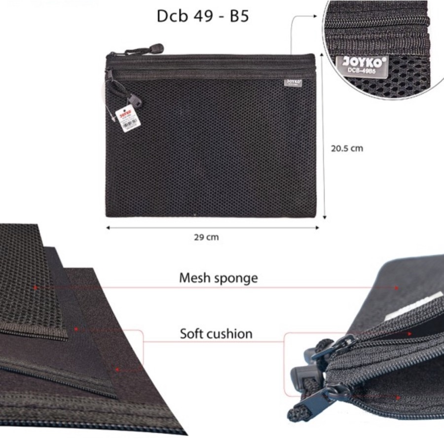 

Document Bag Size B5 / Tas Hitam Jaring Dokumen