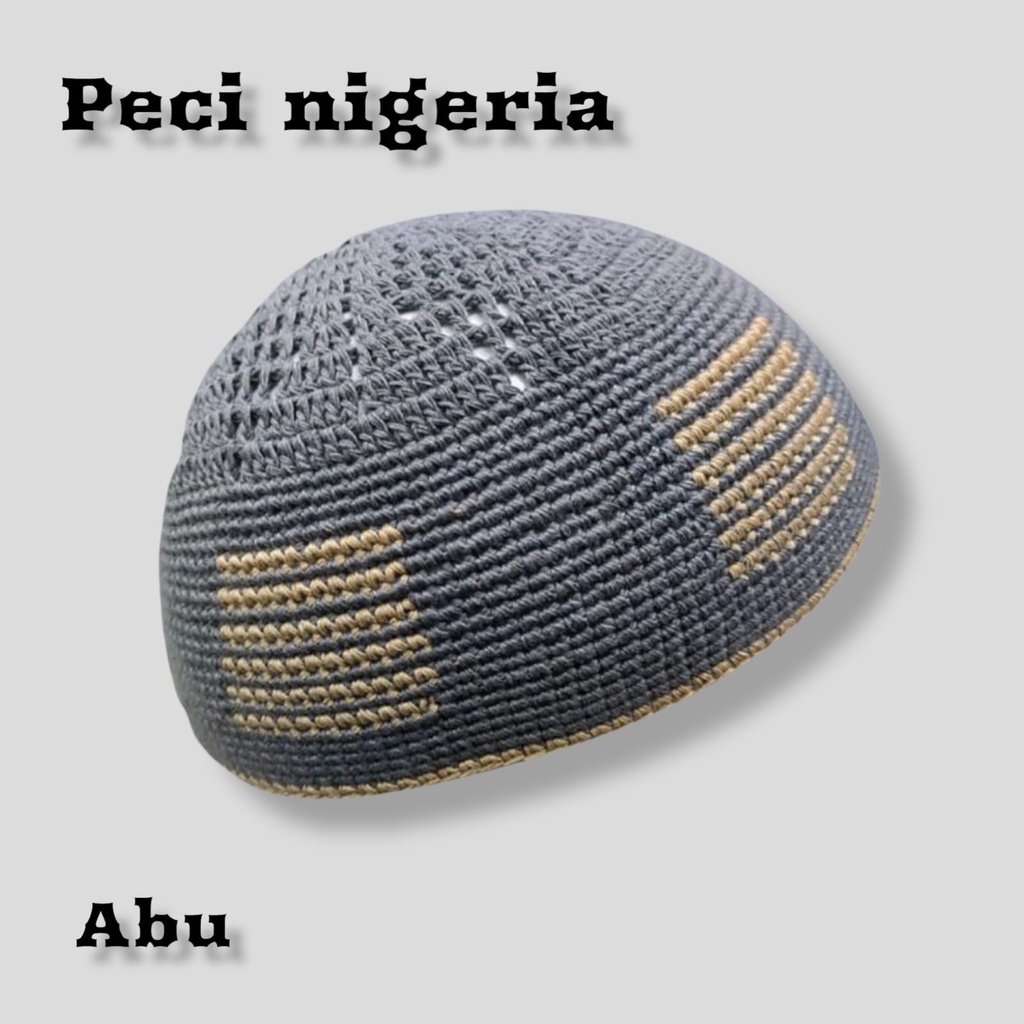 Peci Rajut Nigeria Dewasa Aneka Warna Peci Rajut Motif