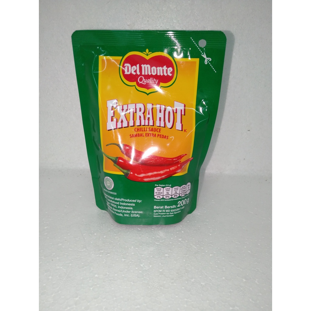 

DEL MONTE Sambal Extra Pedas Pouch 200g