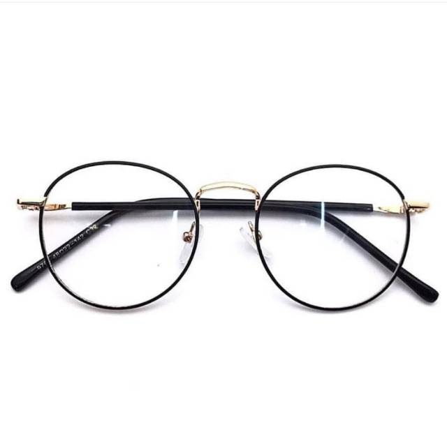 Flavia Eyewear - Kacamata Gretel Round Steel (custom minus, photochromic, blueray, bluechromic dan photobrown)