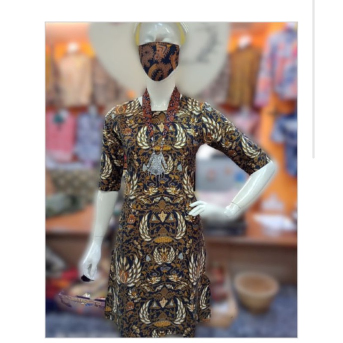 Toko bakul batik,dres lengan 3/4