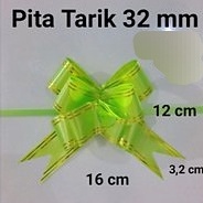 

Pita Serut Metalik 32 mm / Pita Hias Serut Metalik 3,2 cm