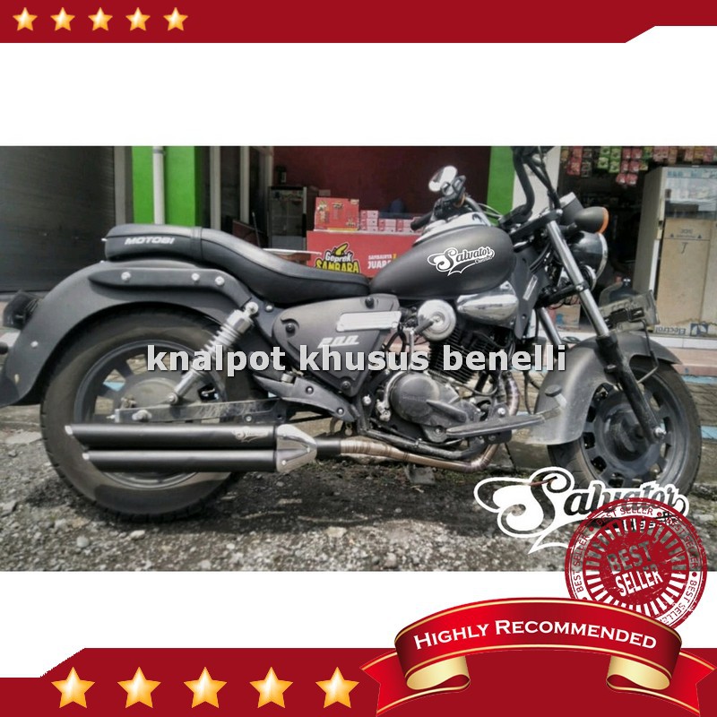 Sale Knalpot Fullsystem Benelli motobi 200 efi double bamboo ngeblarr