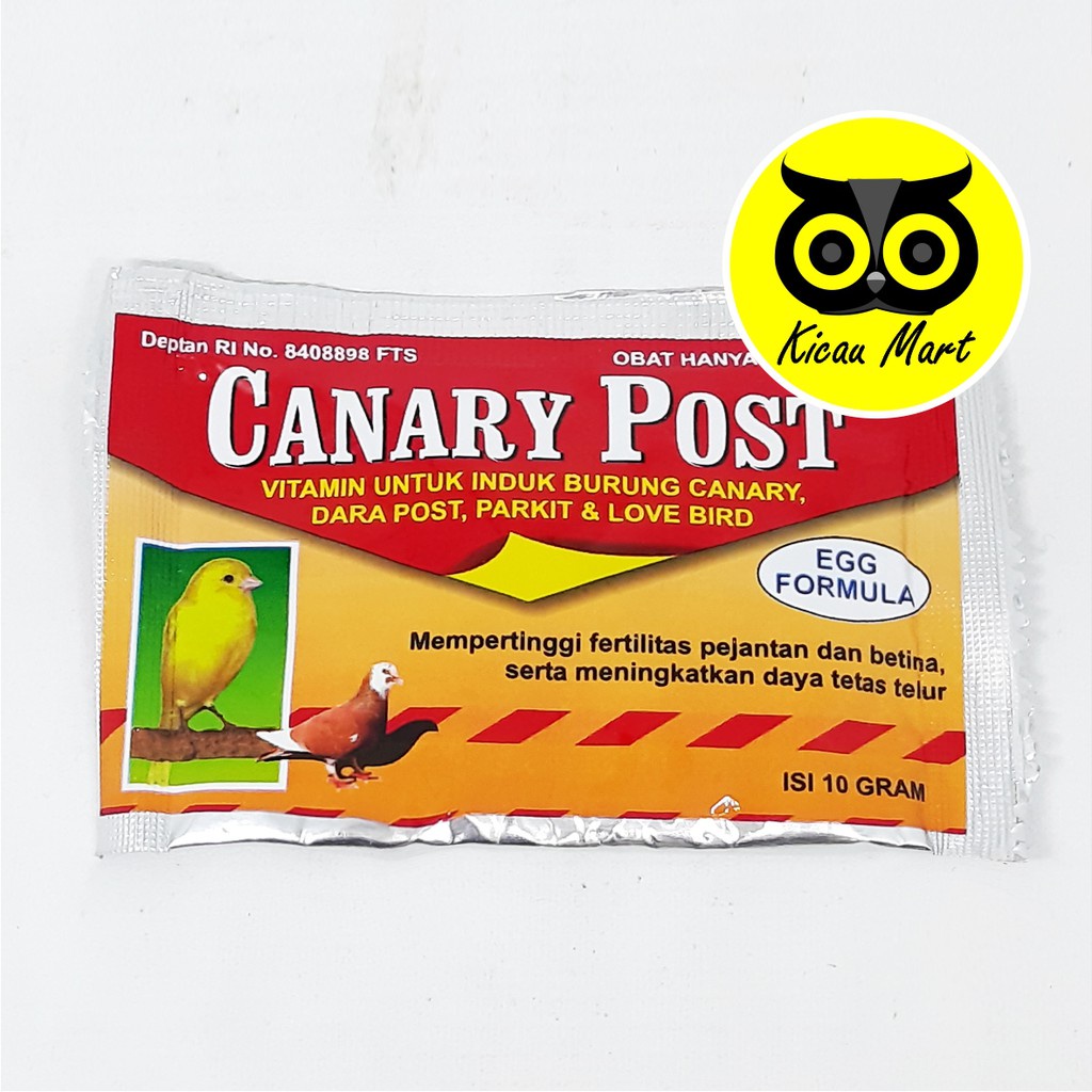 VITAMIN OBAT TERNAK BREEDING BURUNG KENARI LOVEBIRD PARKIT CANARY POST EKA FARMA TAMBAH BIRAHI OBTCPEF