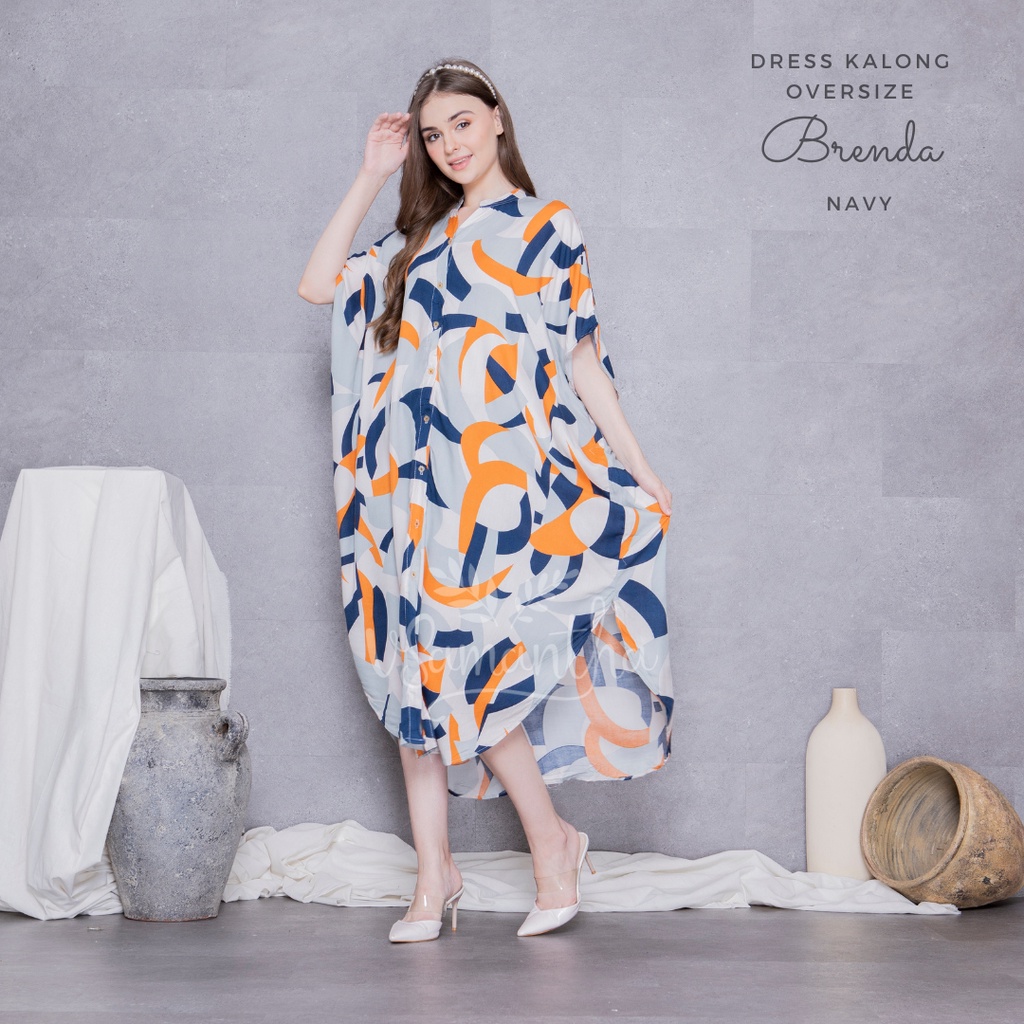 Dress Kalong Oversize Motif