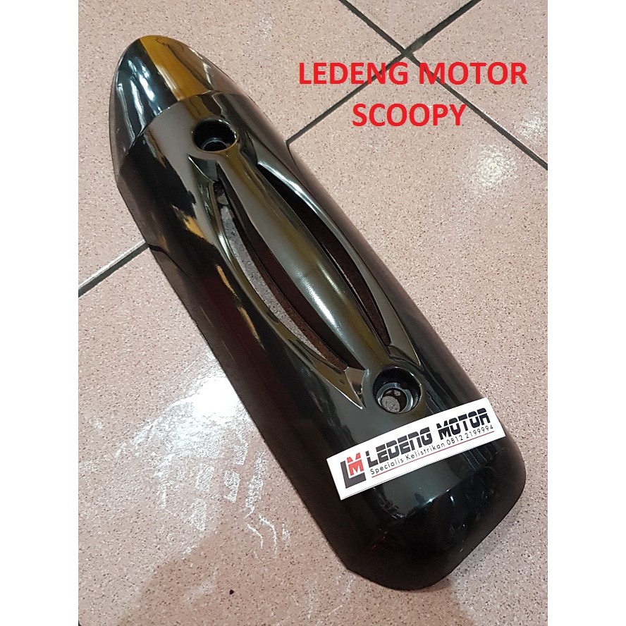 Pelindung Knalpot Scoopy Cover Tutup Plastik Tebal
