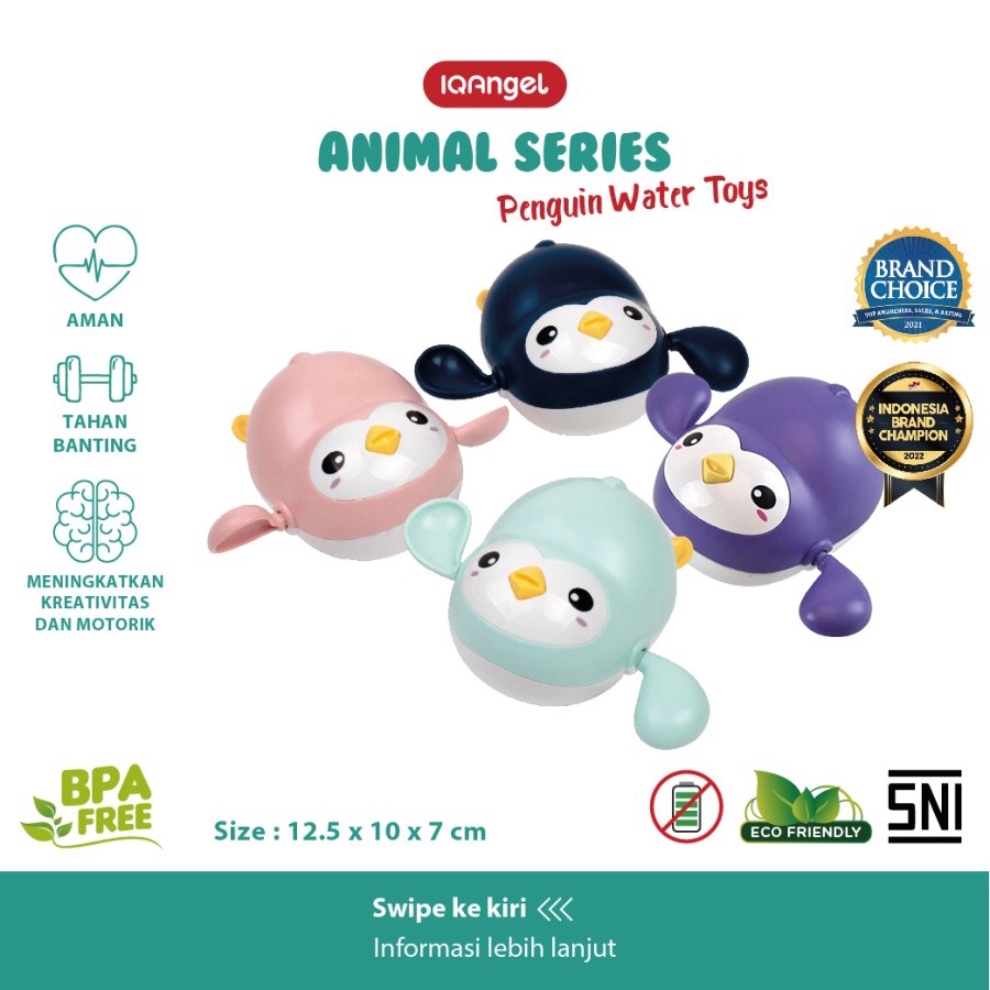 IQANGEL PENGUIN WATER TOYS / Mainan Air Pinguin / Mainan Mandi Anak