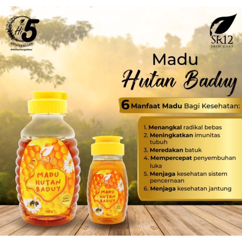 

MADU HUTAN BADUY SR12 100% MADU MURNI 300gr TANPA CAMPURAN GULA