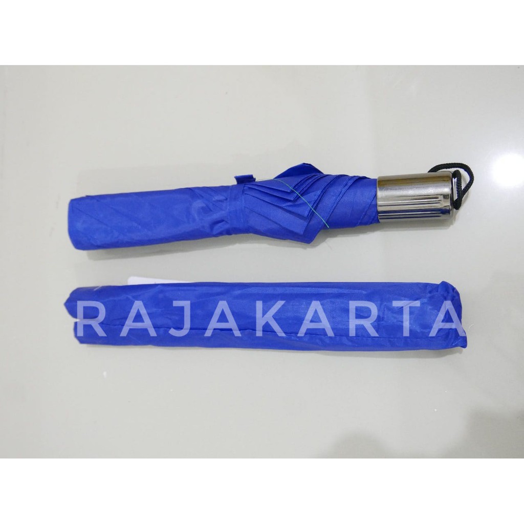 PAYUNG LIPAT 2 BIRU TULANG HITAM MERK SAKURA 1B2
