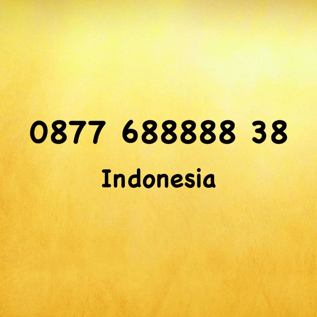 Nomor Cantik XL Bebas Seri 8838 - 838 - 6888 - 3888 - 0877 688888 38