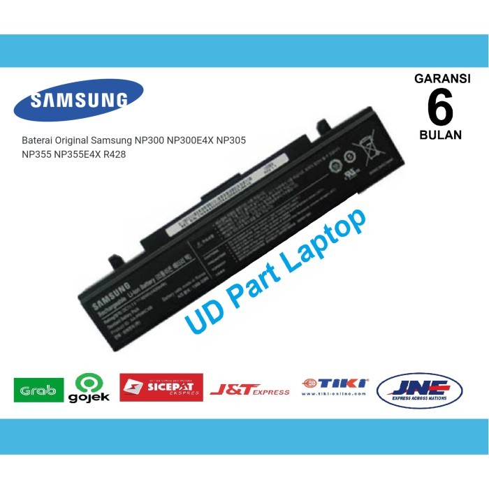 Baterai Original Samsung NP300 NP300E4X NP305 NP355 NP355E4X R428