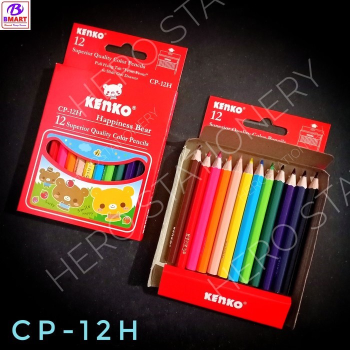 

Pensil warna kenko mini 12 warna CP-12H
