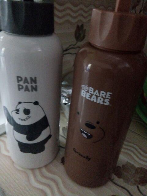 Miniso Tumblr Botol We Bare Bears 300ml