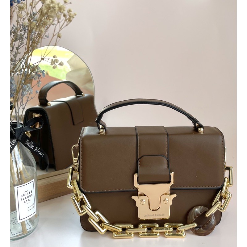 ✨✨FREE 2 TALI✨✨3 RUANG TAS WANITA HANDBAG SELEMPANG SLINGBAG KONDANGAN IMPORT FASHION LB- 136