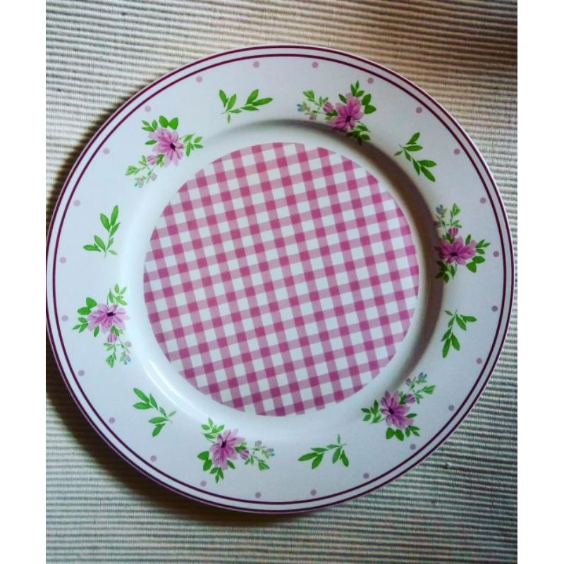 Piring makan Capodimonte 27cm Shabby