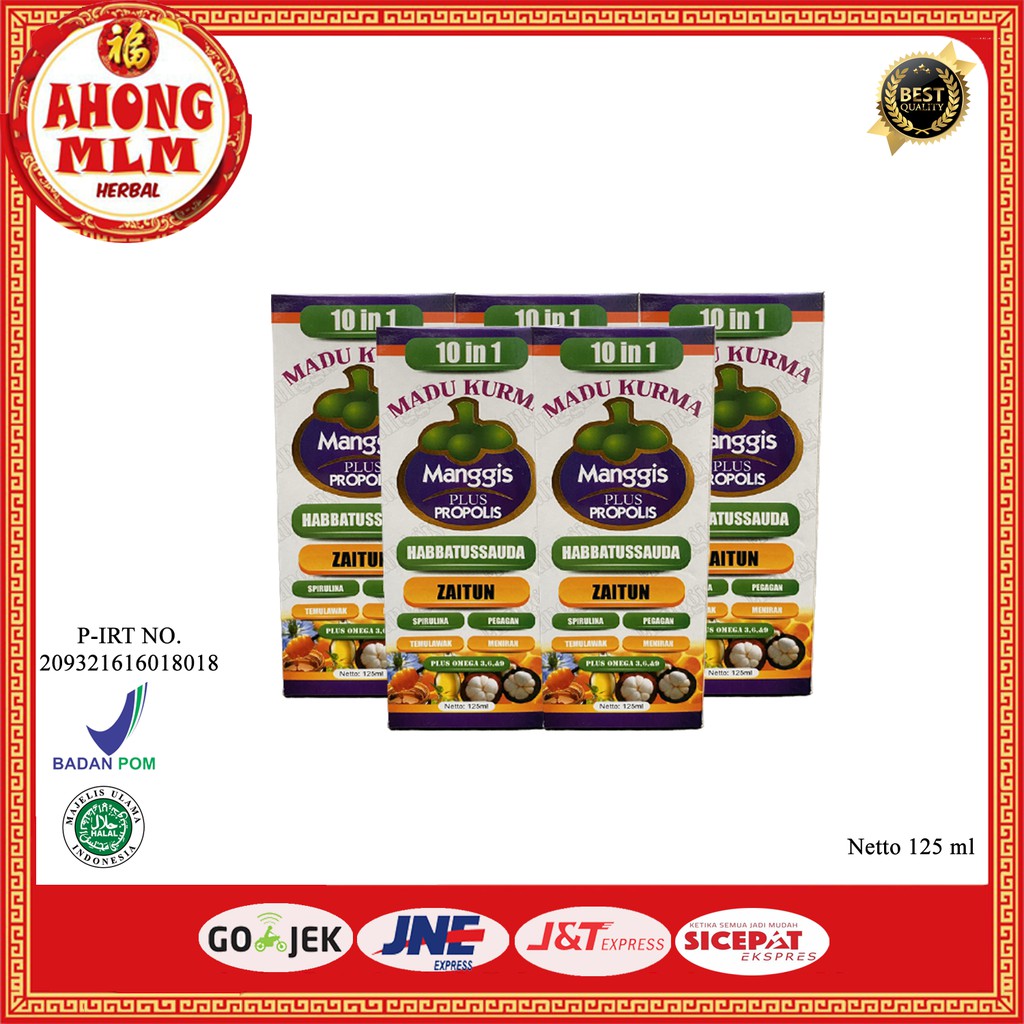 

MADU KURMA MANGGIS PLUS PROPOLIS 10IN1|MENCERDASKAN OTAK|MELANCARKAN PENCERNAAN|