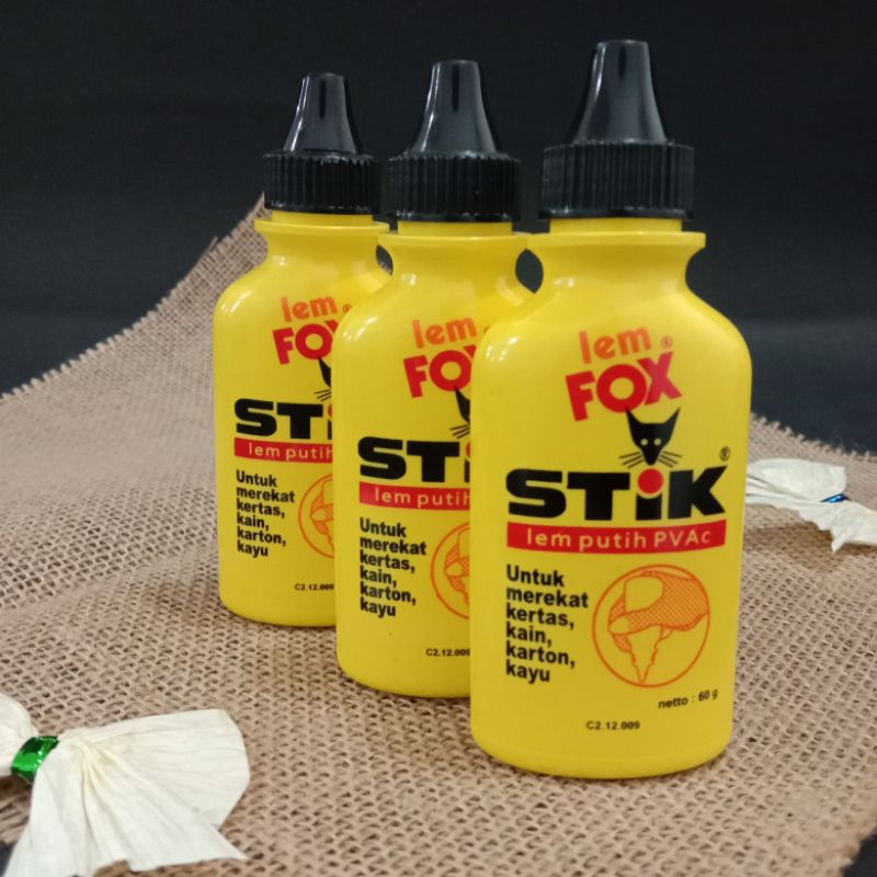 Jual Lem Fox Stik Pvac Botol Gram Shopee Indonesia