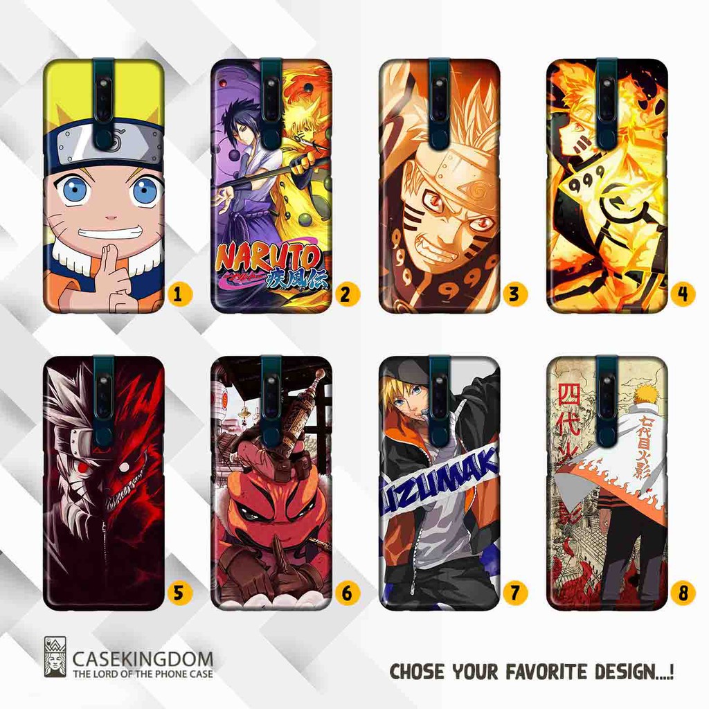 Premium Custom Case Oppo F11 Pro Naruto Casing Hardcase Full Print