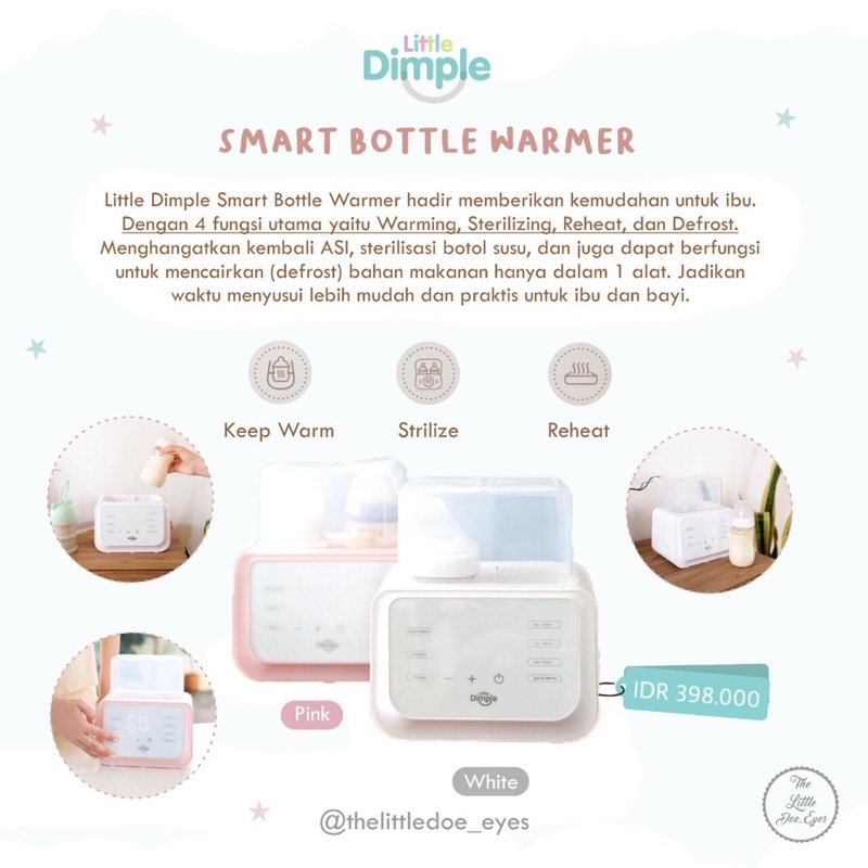 Little Dimple Smart Bottle Warmer